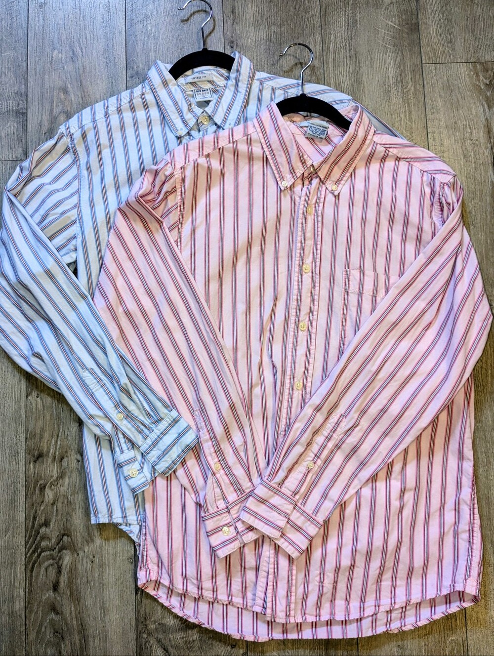 MENS OLD NAVY SHIRTS - VINTAGE FIT LONG SLEEVE SHIRT BUNDLE - SIZE M